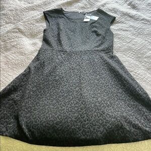 Premise Gray Sleeveless A-Line Mini Dress